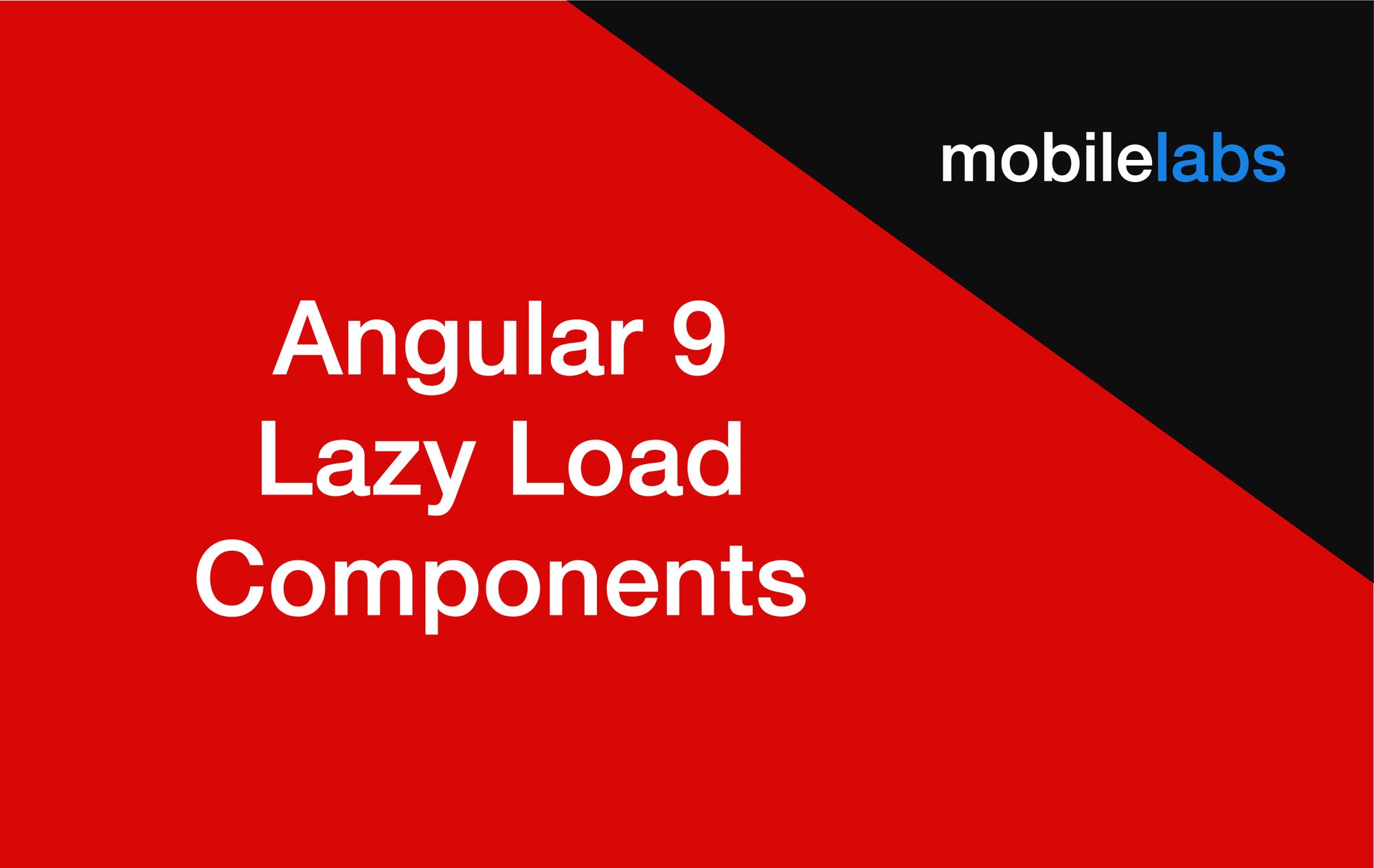 Angular 9 - Lazy load components using ivy compiler