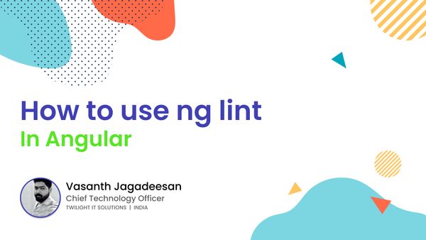 How to use ng lint with Angular - mobilelabs.in
